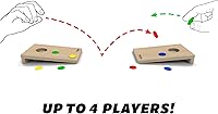 Vista 4 de GoSports Coinshot Mini Tabletop Cornhole Game Set