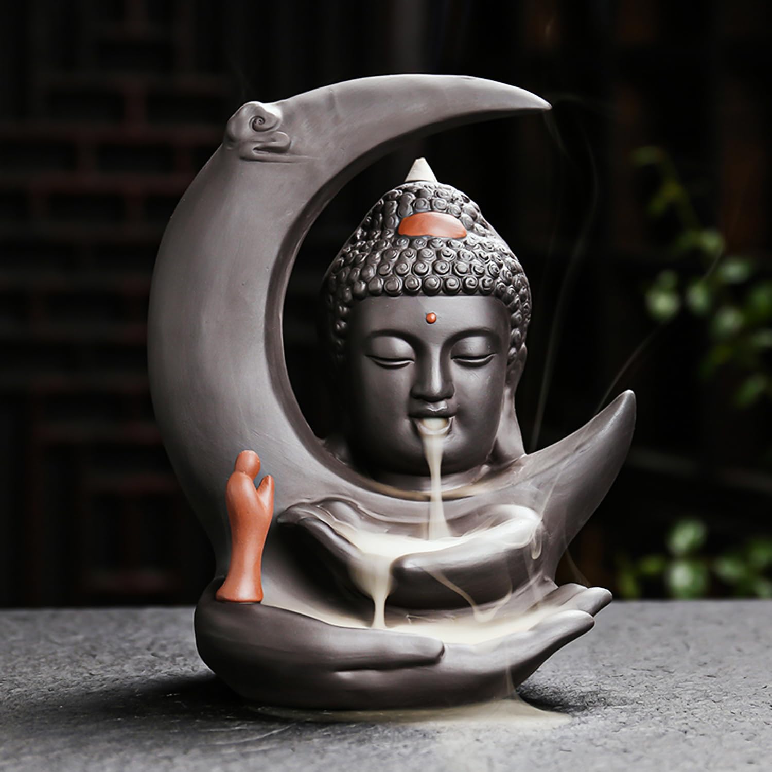 井上萬二窯 × EVANS DHARUMA INCENSE STAND EV-018 井上萬二窯 × EVANS DHARUMA INCENSE STAND – MIYOSHI RUG