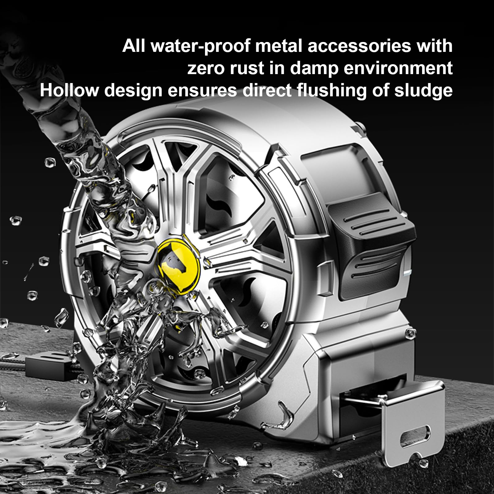 25ft Stainless Steel Tape Measure, Waterproof & Rustproof for Construction — Amazon image 3