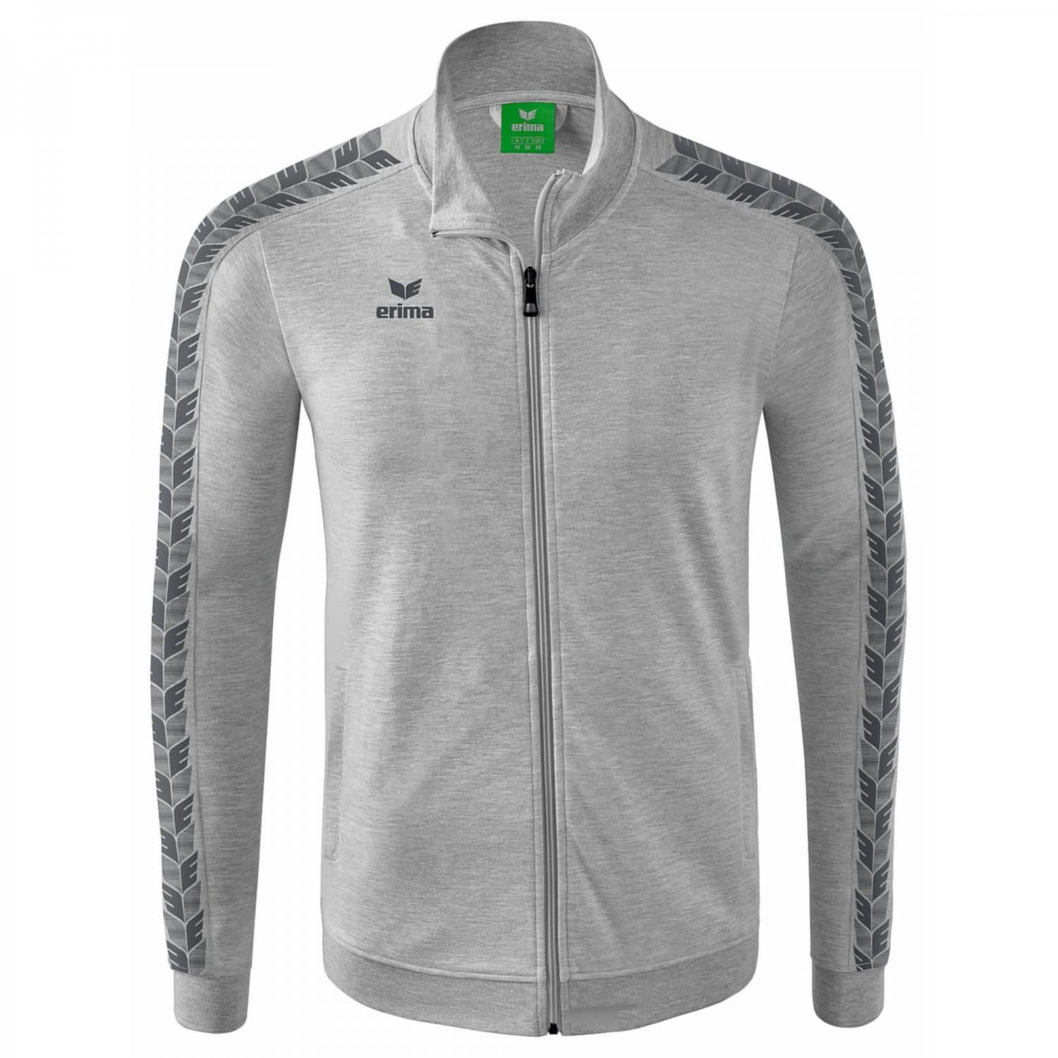 Erima Men's Essential Team Track Top Jacket, light Grey Marl, S