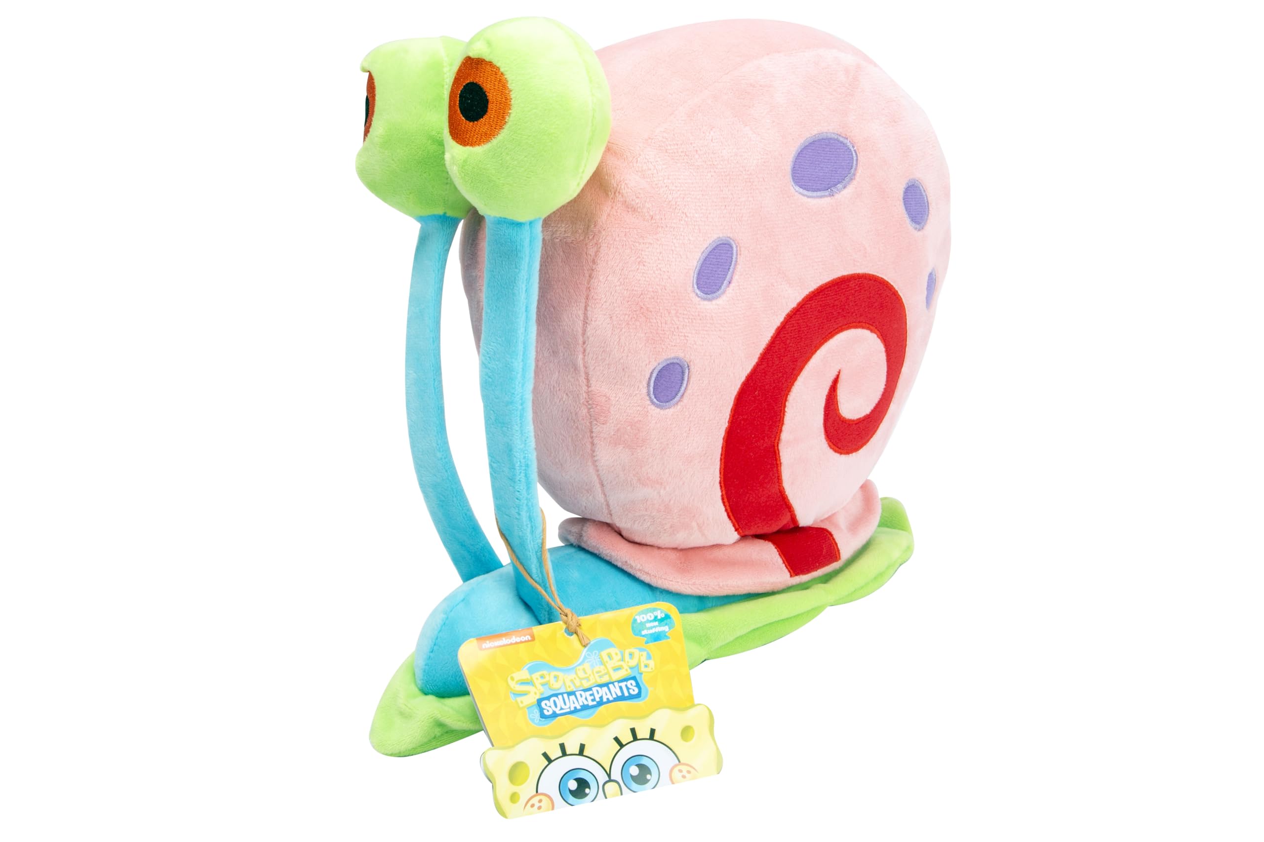 Simba 109491003 SpongeBob Pluszowa figurka ślimak Gacuś;oficjalna licencja; dla zabawy i dekoracji,