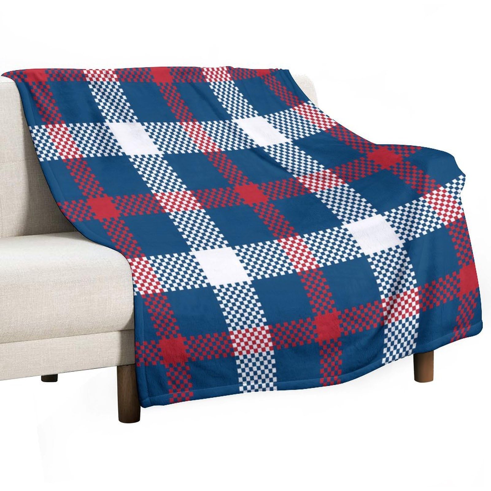 Couverture de lit en peluche chaude contre le froid hivernal 101x127cm