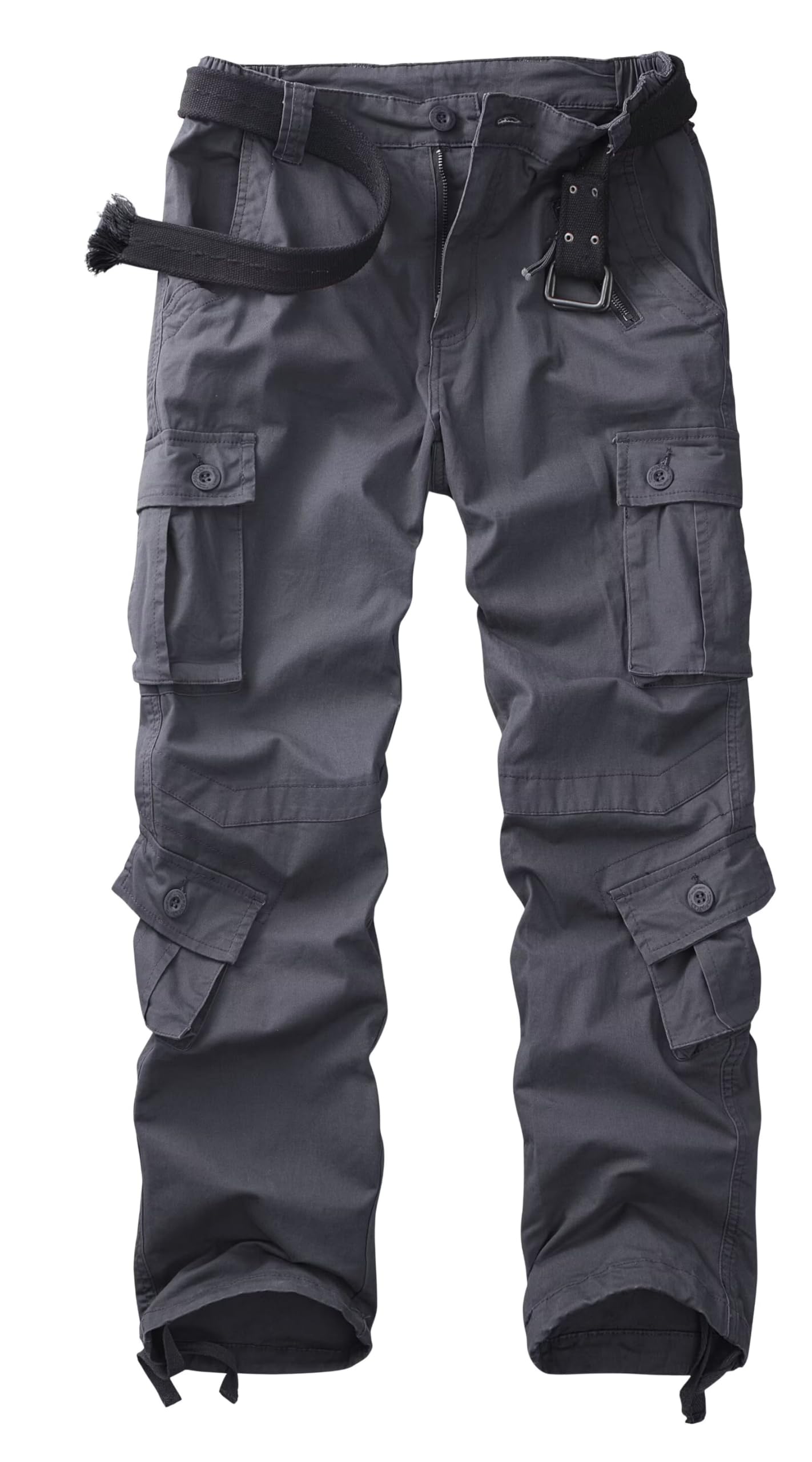 Cargo Pants Women Baggy Camo Tactical Pants Straight Leg Casual Y2K Work Trousers with 9 Pockets No Belt