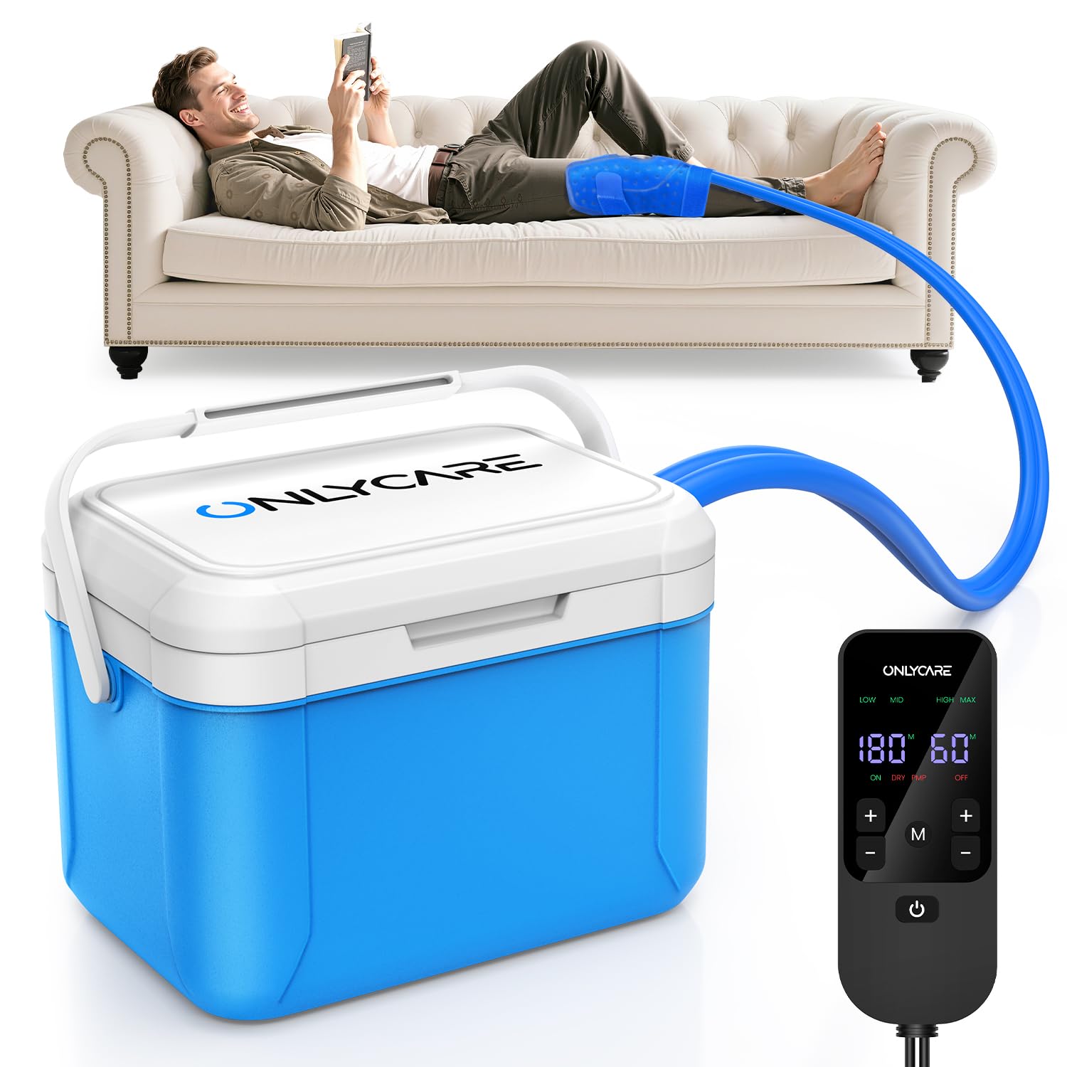 Amazon.com: ONLYCARE Ice Machine for Knee After Surgery, Portable