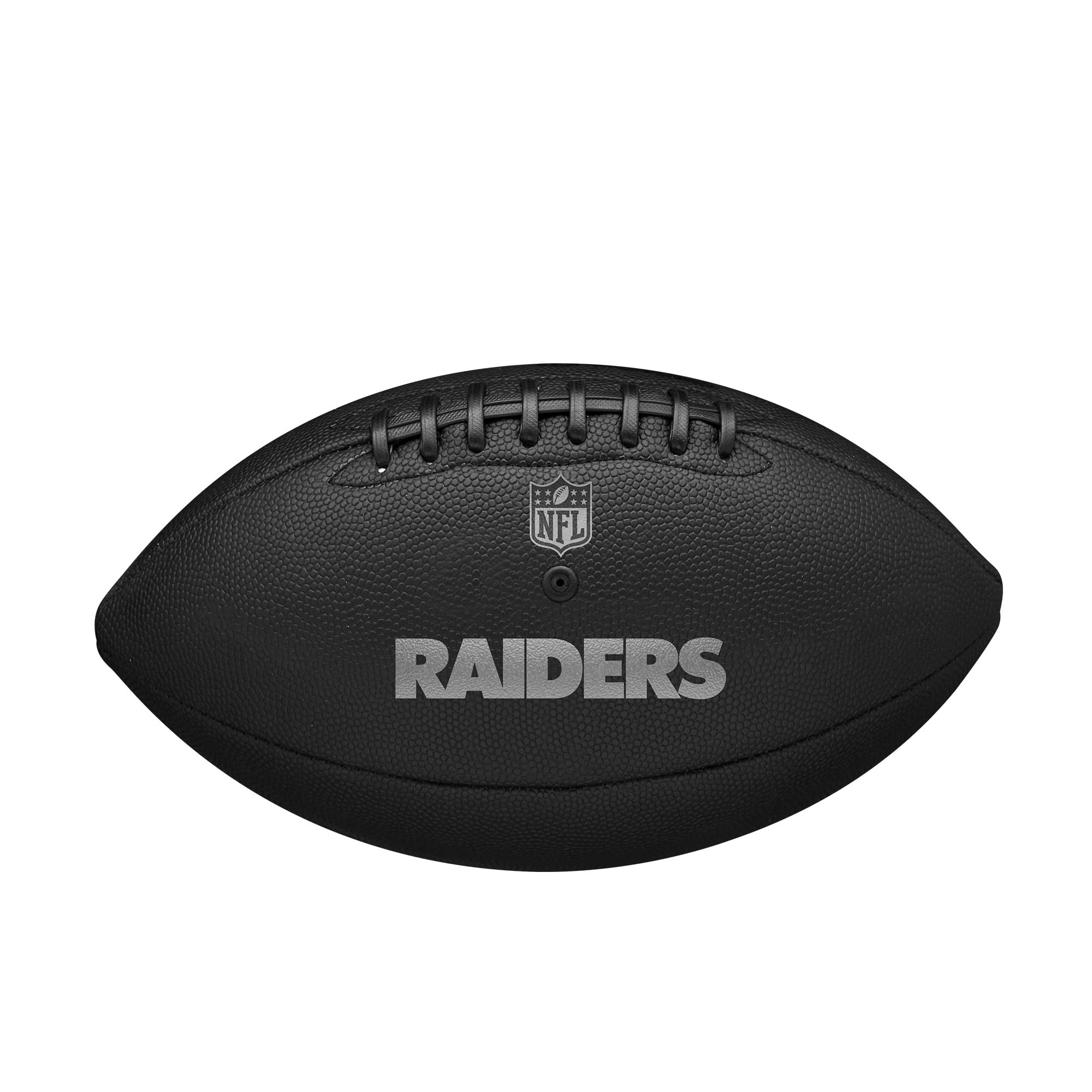Wilson NFL Team Metallic Premiere Ballon de Football Taille Officielle Las Vegas Raiders