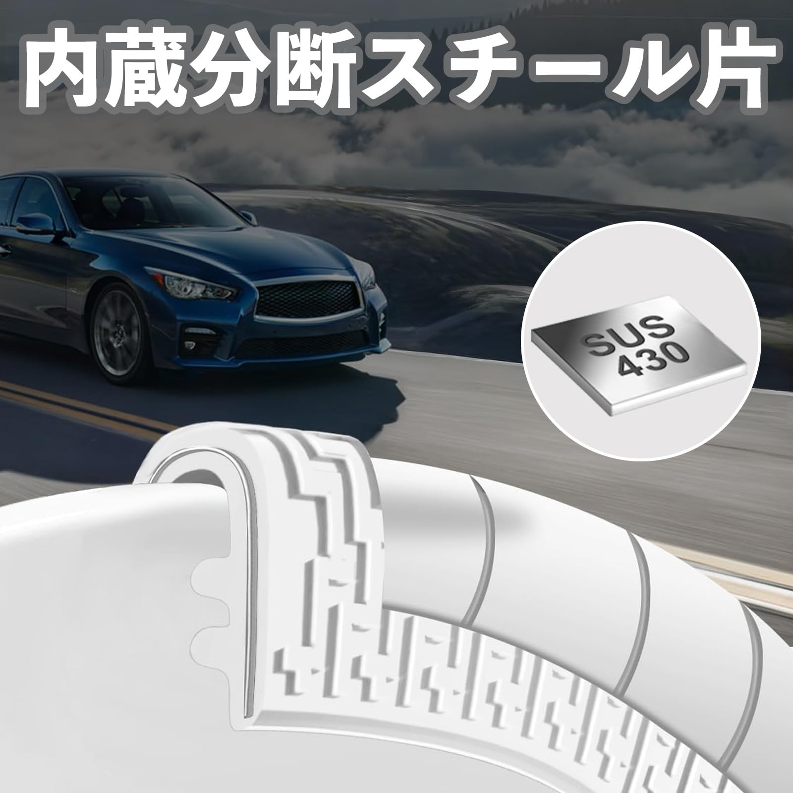Amazon | YouCar トヨタ カローラクロス 車 ドアモール エッジ