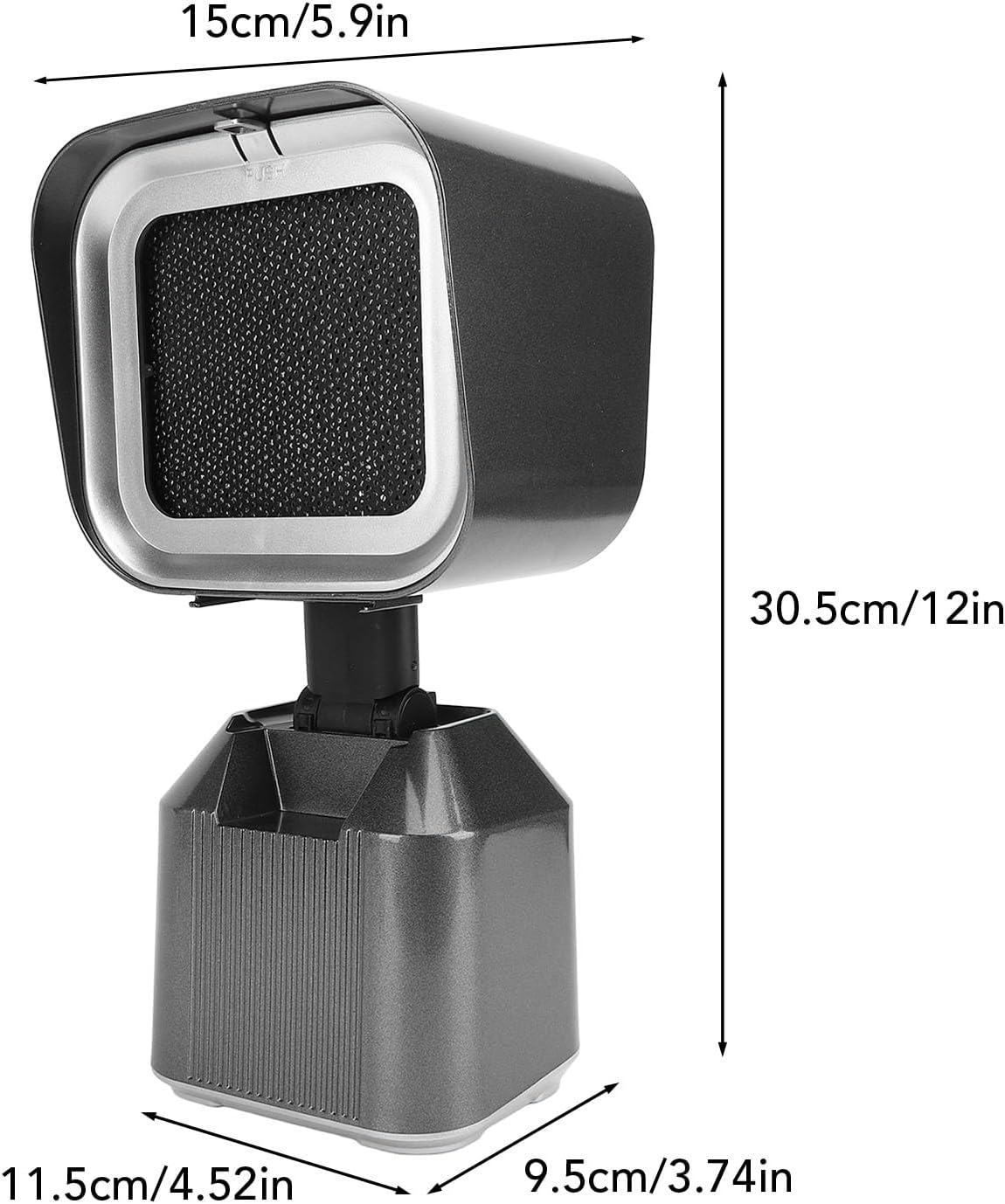Dimensions diagram of Ejoyous Portable Range Hood