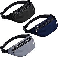 Vista 115 de Riñonera para hombres y mujeres, impermeable, para deportes, para viajes, senderismo, correr