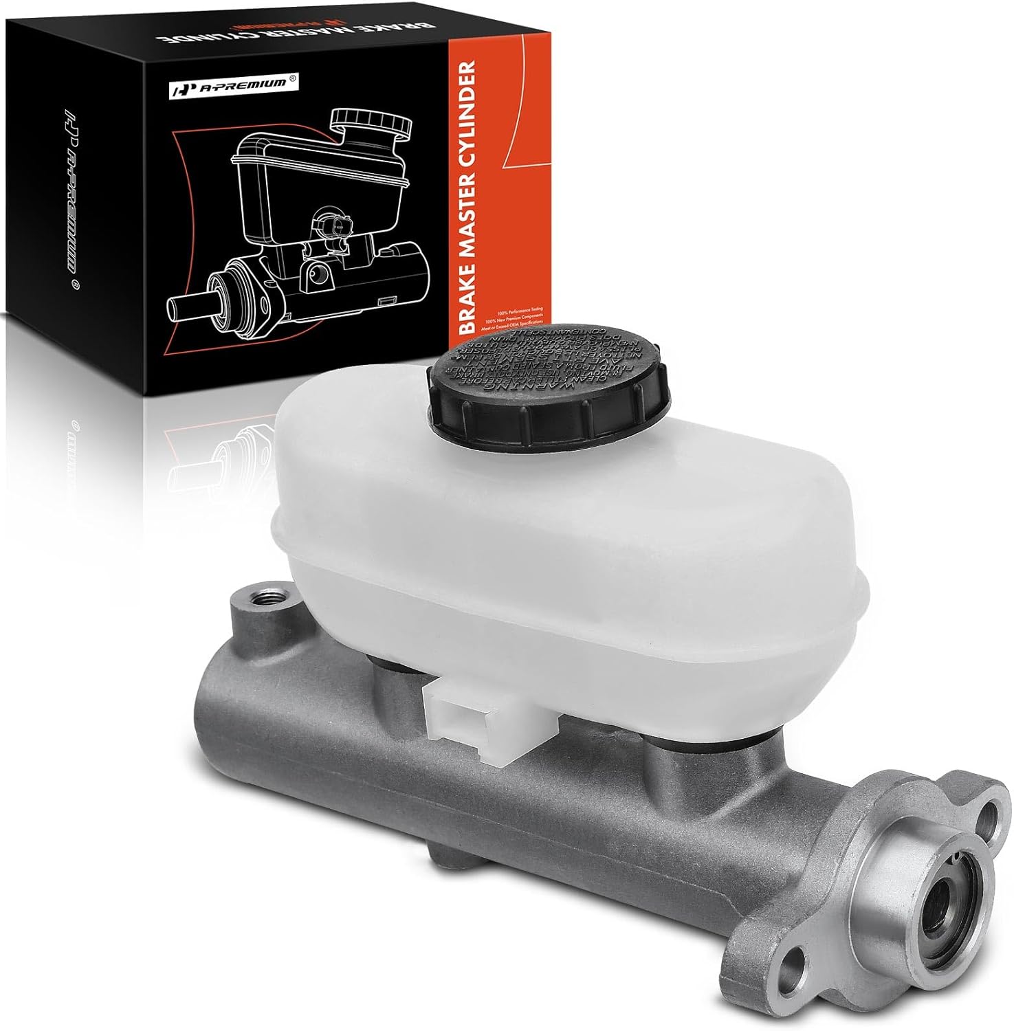 A-Premium Brake Master Cylinder With Sensor Compatible with Ford Vehicles - F-150 1994-2003, F-150 Heritage 2004, Bronco/E-150 Econoline/E-150 Econoline Club Wagon 1994-1996 - Bore Diameter: 1.063 in