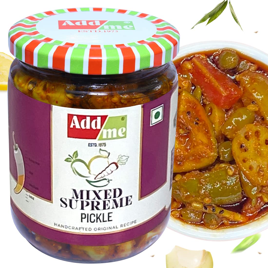 Add me Homemade Rajasthani Mix Pickles Mixed Supreme Pickle Mix Achar 500gm Glass Pack (B09RWYVY4H) Amazon Price History, Amazon Price Tracker