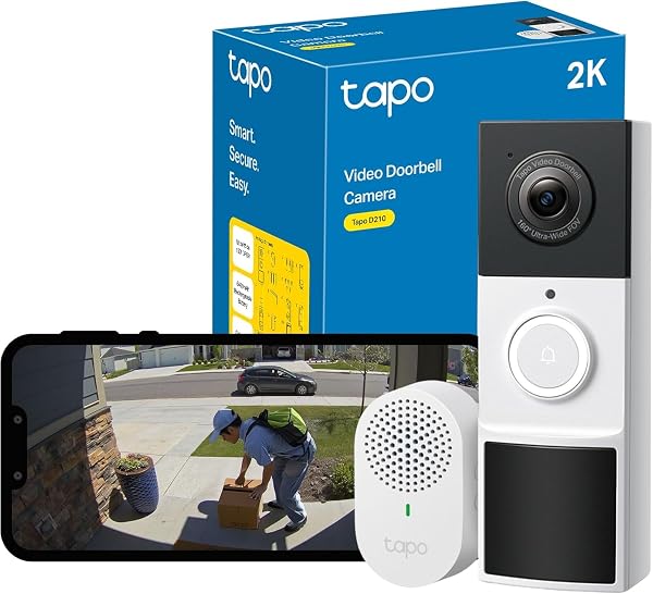 Tapo D210 Timbre Inalámbrico con Cámara 2K