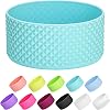 Silicone Boot for Hydroflask 3240 oz Water Bottle -Anti-Slip Protective Bottom Sleeve Cover Lake Blue