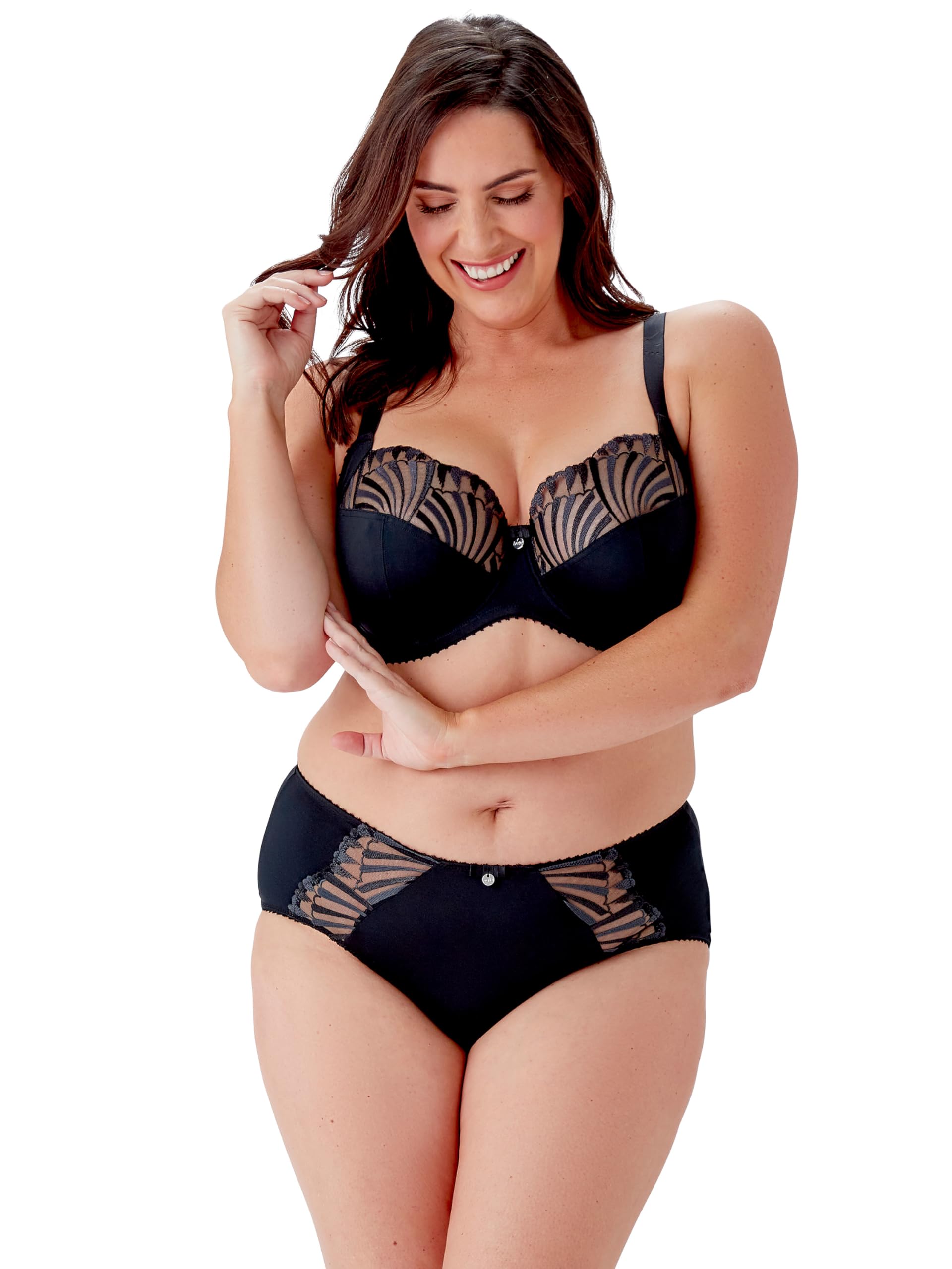 Berlei Women's Black B538 Embrace Embroidered Push Up Bra 40D