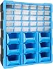 TekBox DIY Tool Bits Storage Organiser Unit - Workshop Parts Craft Box Cabinet Mixed Drawers and Tubs