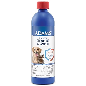 Adams Flea and Tick Cleansing Shampoo, 12-Ounce