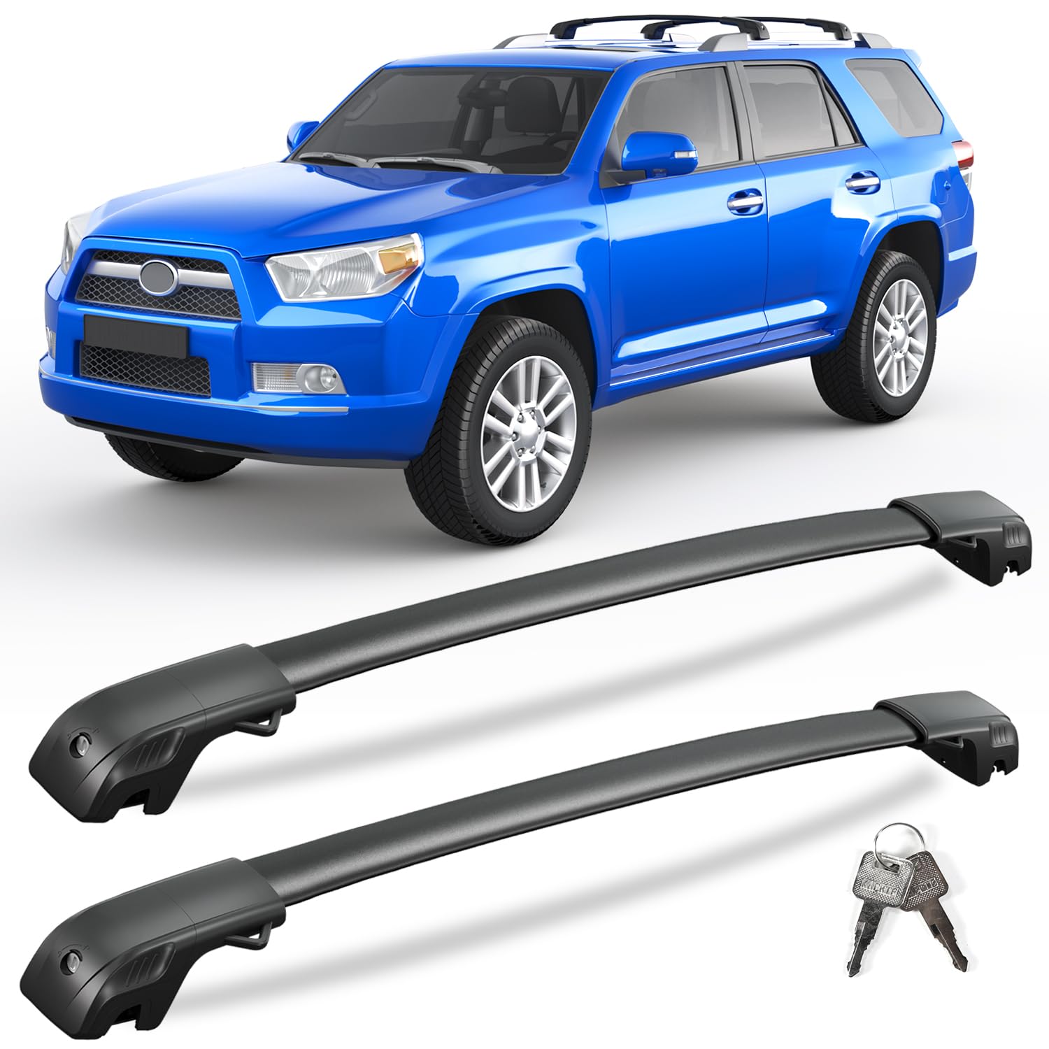 KINGGERI 300lbs Roof Rack Cross Bars for Toyota 4runner 2010-2024