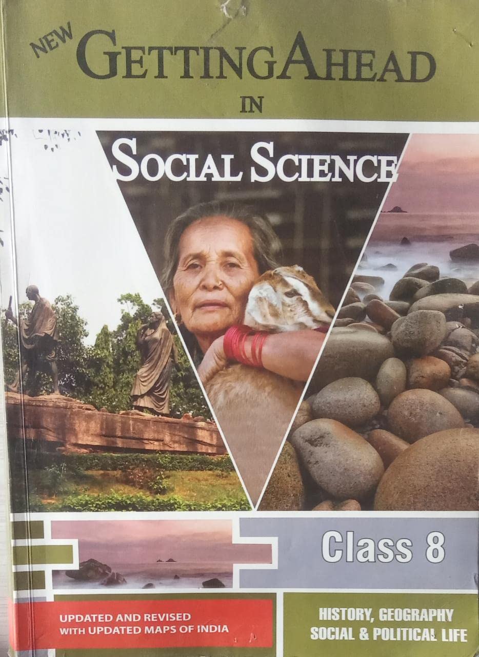 New Getting Ahead In Social Science Class 8 Second Hand & Used Book (M)