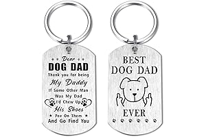 Personalized Dog Dad Keychain: A Tail-Wagging Gift for Canine Companions