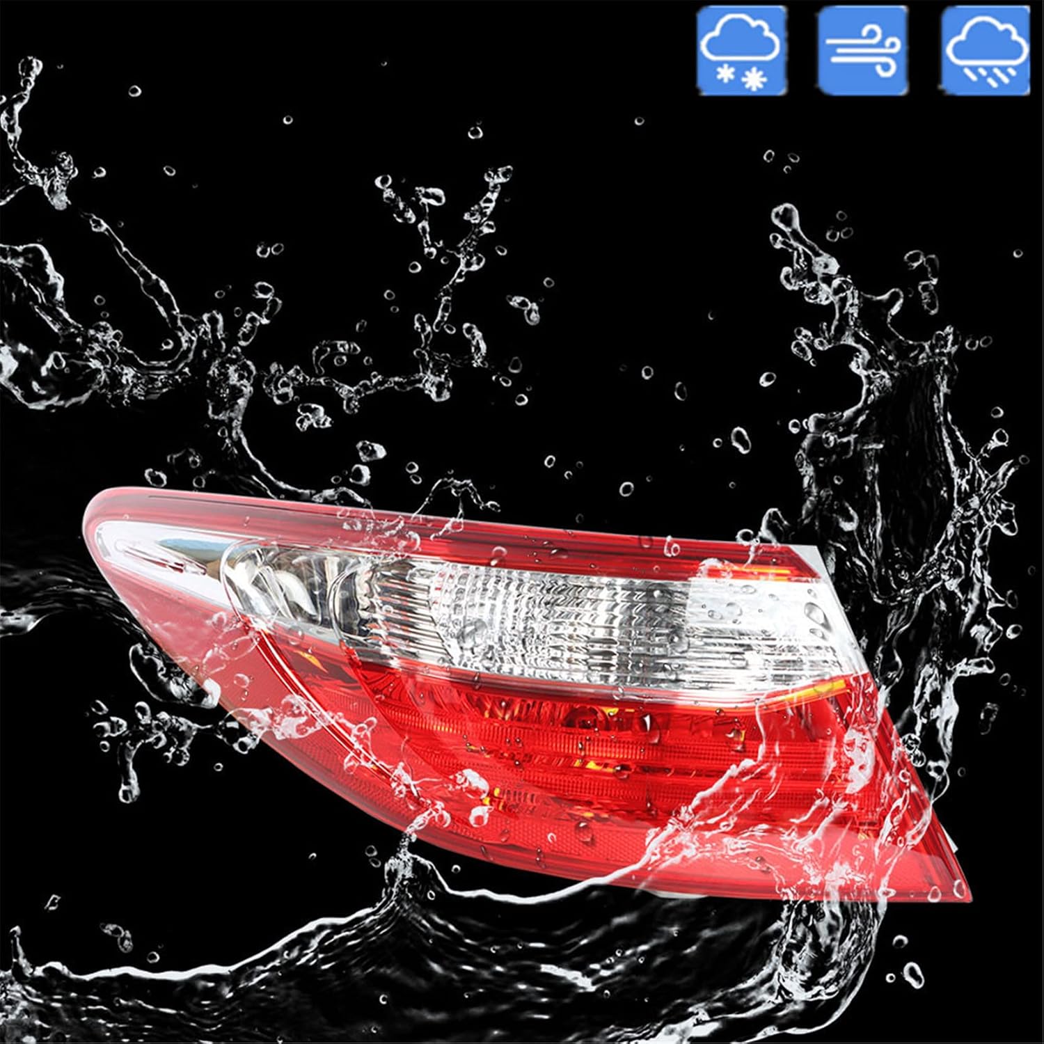 1-Pack LH Tail Light Assembly Replacement for Camry 2015-2017 Driver Side