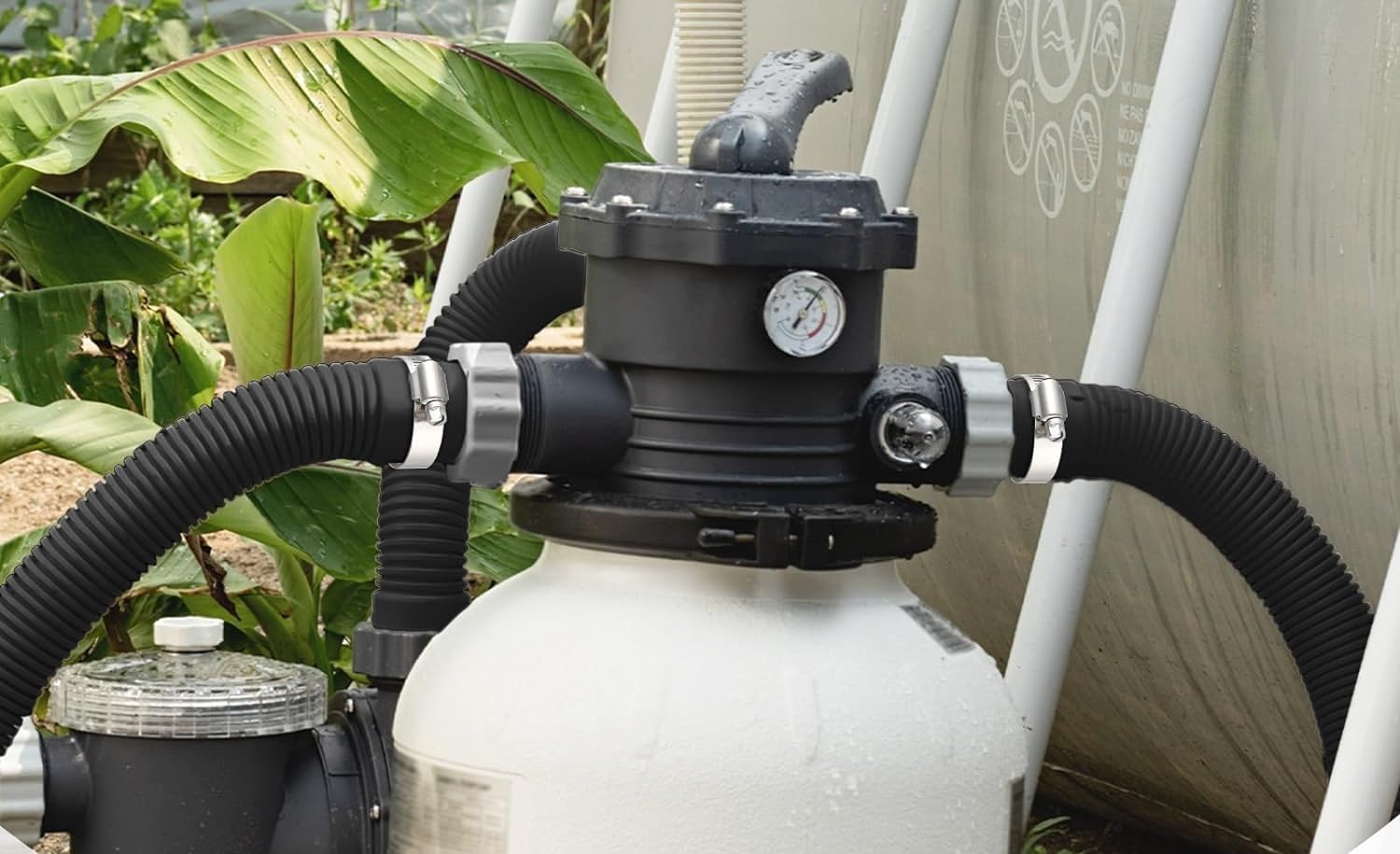COIL Elastyczny wąż basenowy 32/38 mm z PCW U/PE-LD – odporny na promieniowanie UV i temperaturę, od -40°C do 70°C – idealny do pomp filtrujących, węży basenowych