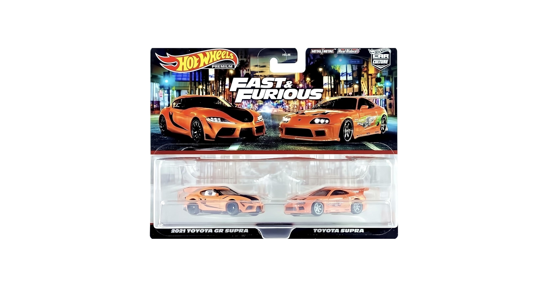 ミニカー Hotwheels FAST&FURIOUS TOYOTA SUPRA Hot Wheels 2023 Fast & Furious '94 Toyota Supra Orange HW