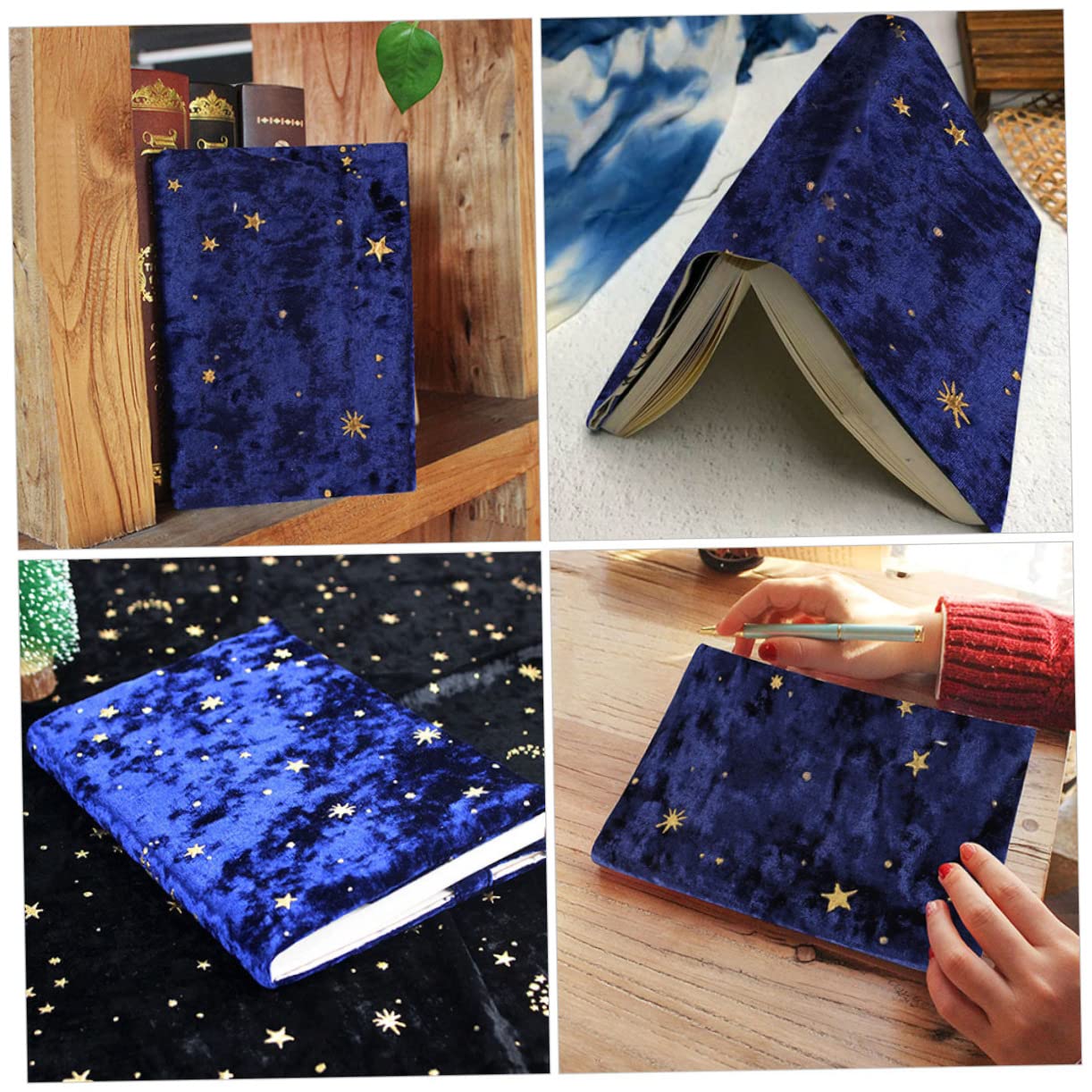 SHINEOFI 2pezzi Copertura Per Libri Tessuto Elegante e Riutilizzabile Protettore Per Libri e Album Design Profondo Facile Da Applicare e Resistente All Usura