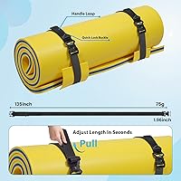 Vista 3 de Correas flotantes multifuncionales con hebillas de liberación rápida, correas de seguridad reutilizables con gancho, ojales de fijación y cómodos