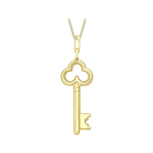 Carissima Gold Women's 9ct Yellow Gold Key Charm Pendant