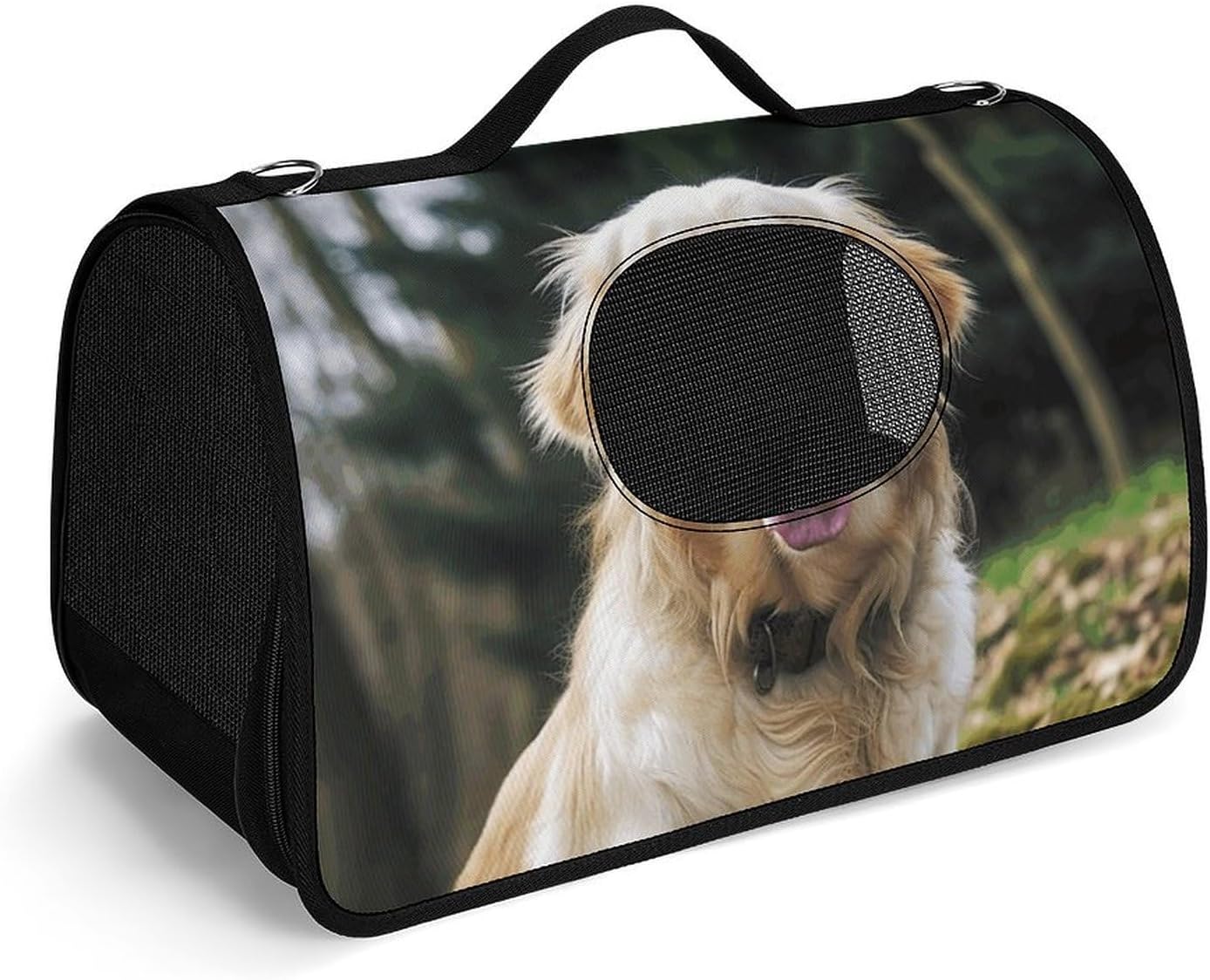 Pet Handbags, Funny Golden Retriever Printed Pet Handbags,folding Pet Bags,new Pet Handbags,universal Pet Handbags, 45X26X23.5cm
