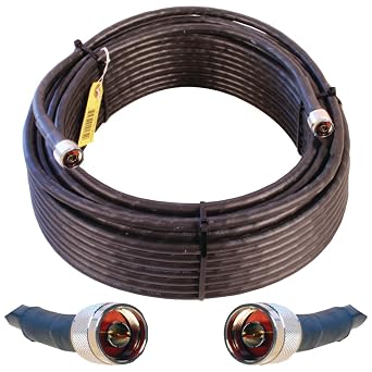 Wilson Electronics 100 ft. Black WILSON-400 Ultra Low Loss Coax Cable N-Male to NMale