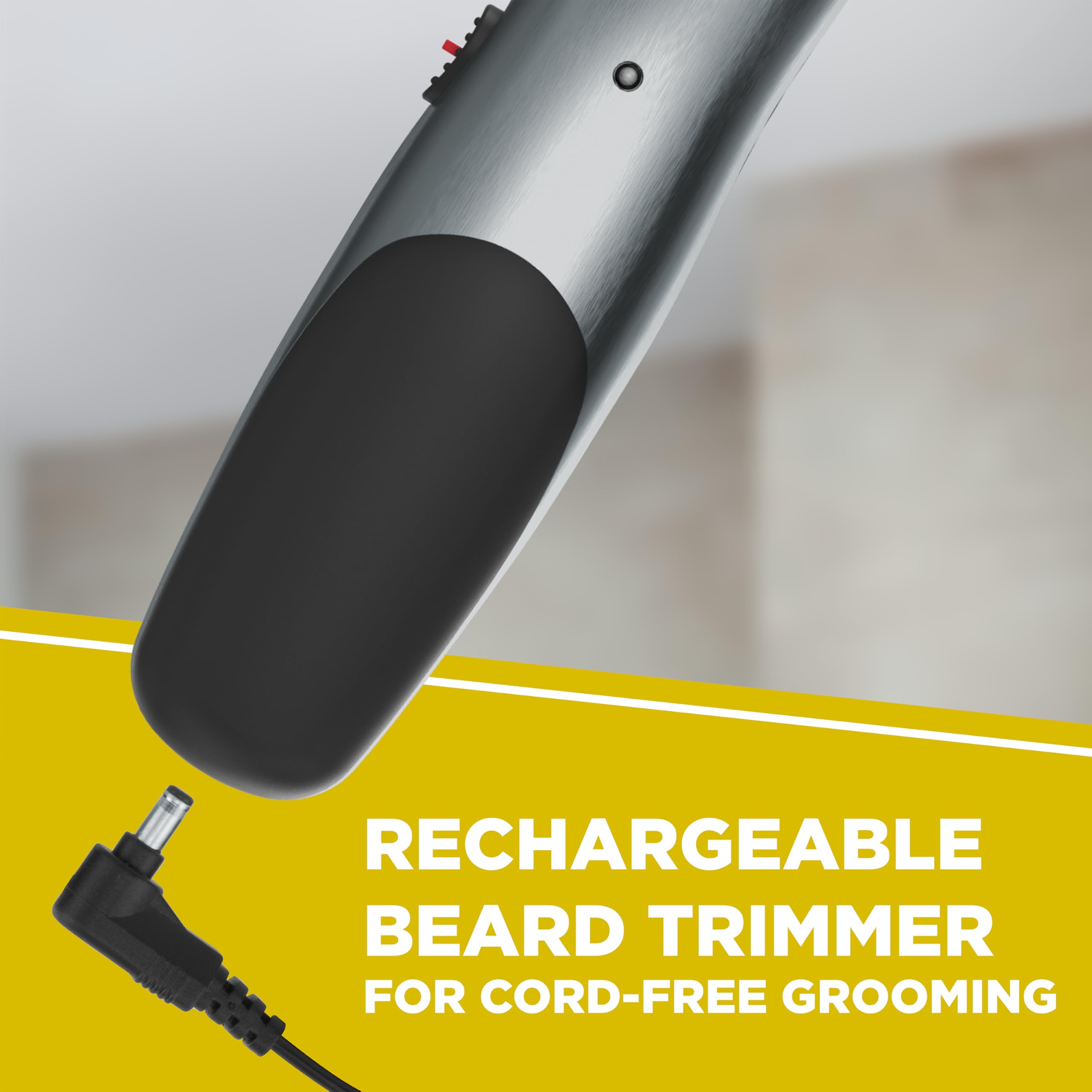 WAHL Groomsman, peli del naso, dettagli e pulizia con Trimmer Wet/Dry a batteria per peli del naso