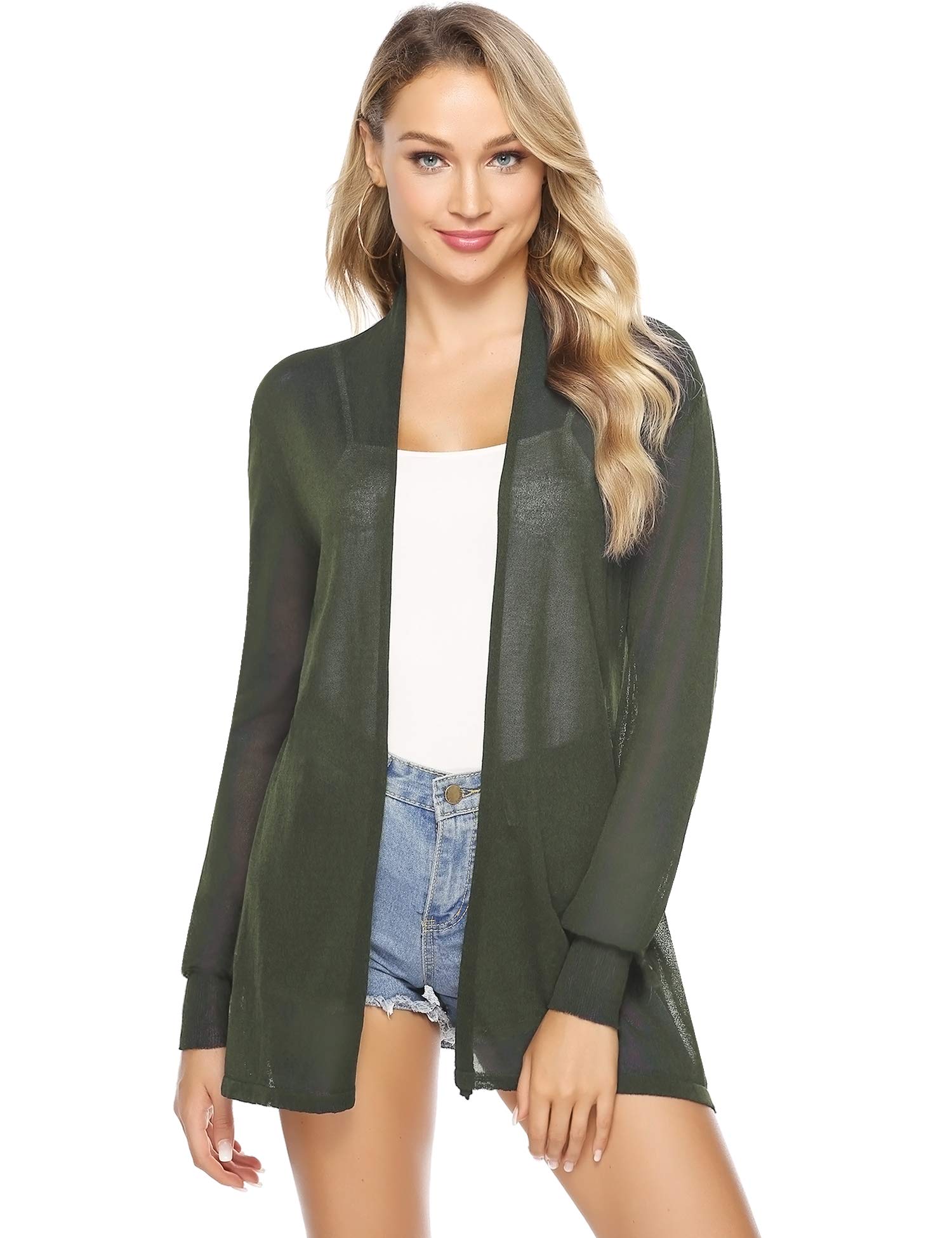 long thin summer cardigans