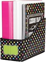 Vista 2 de Teacher Created Resources TCR20784-3 Chalkboard Brights - Papelera para libros, 5 x 8 x 11 pulgadas, multicolor, paquete de 3