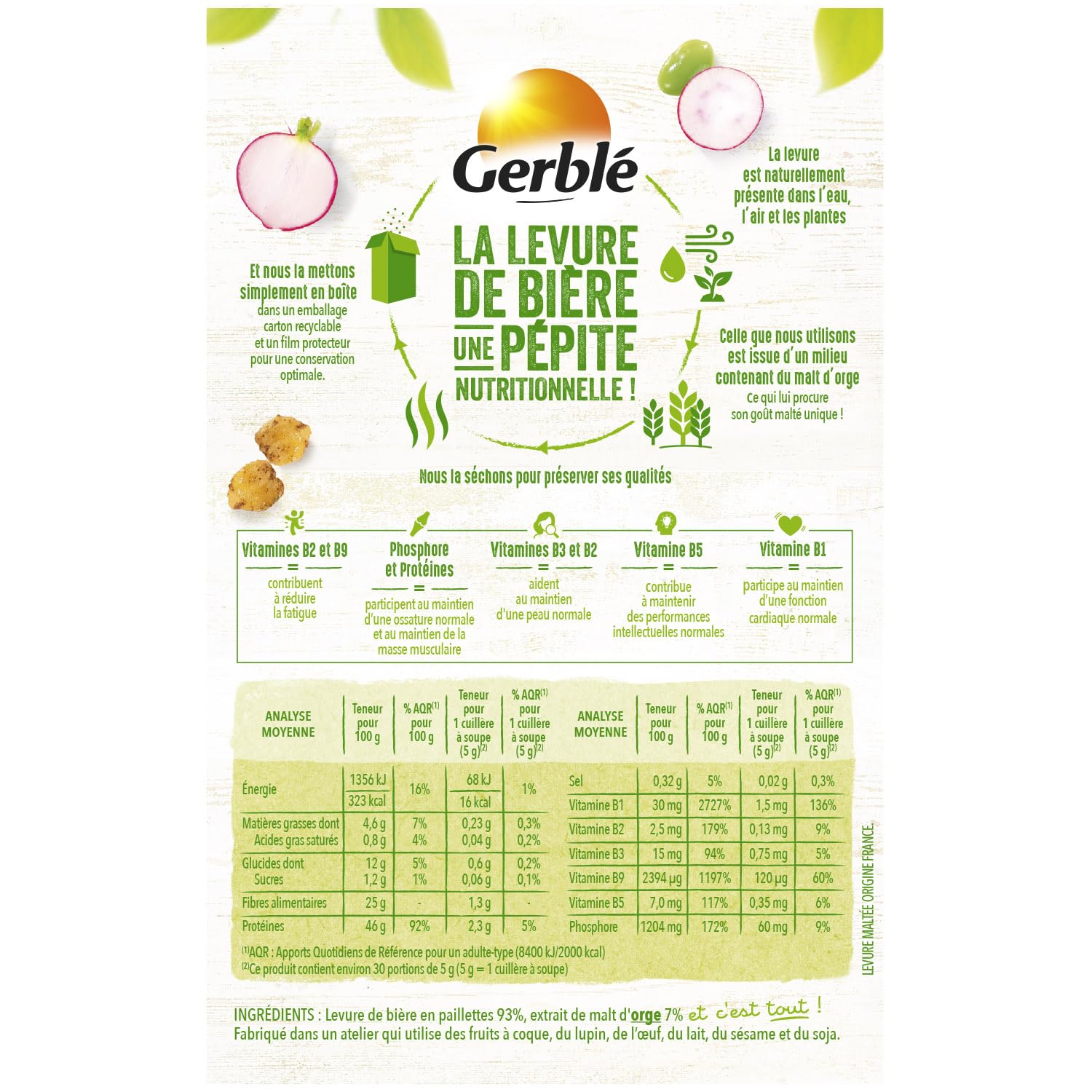 Gerblé Levure Diététique 150 g