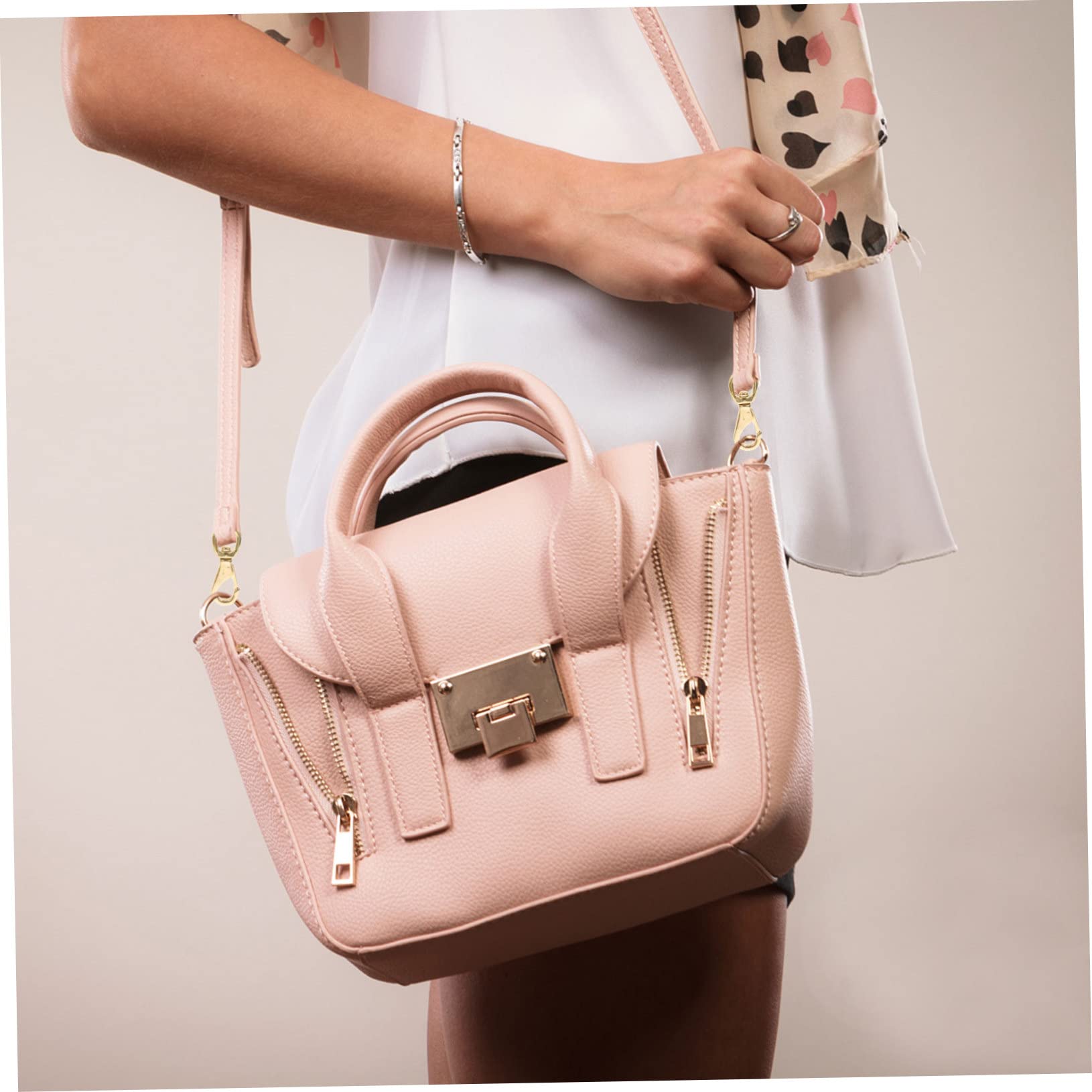 6piezas Hebillas De Mano Multifuncionales De Cobre Accesorios Para Bolsos y Maletas Mosquetones Giratorios Para Práctico y Resistente