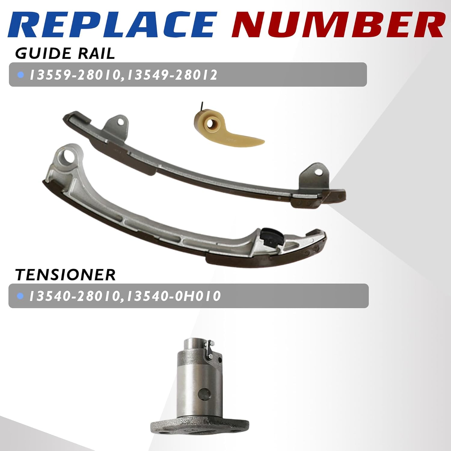 Engine Timing Chain Water Oil Pump Kit Fit For Toyota RAV4 Camry Corolla DOHC L4 16V 2.4L 2001-2010 2AZFE