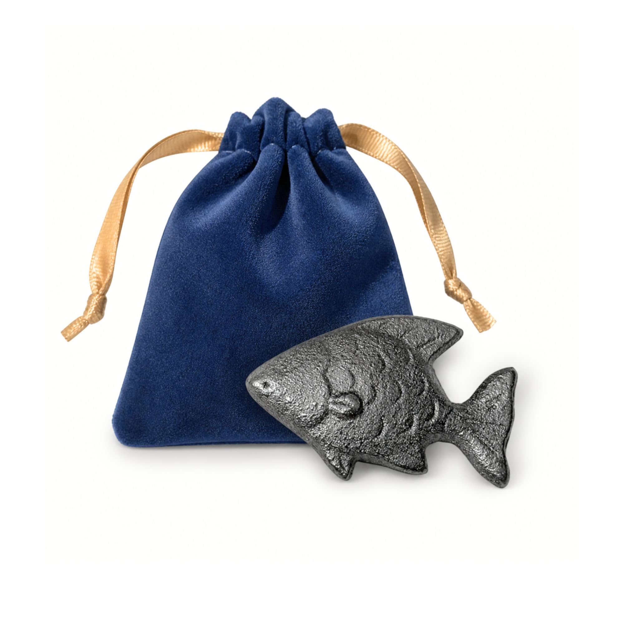 Iron Fish for Cooking, Iron Fish with Gift Bag(1 Pack)