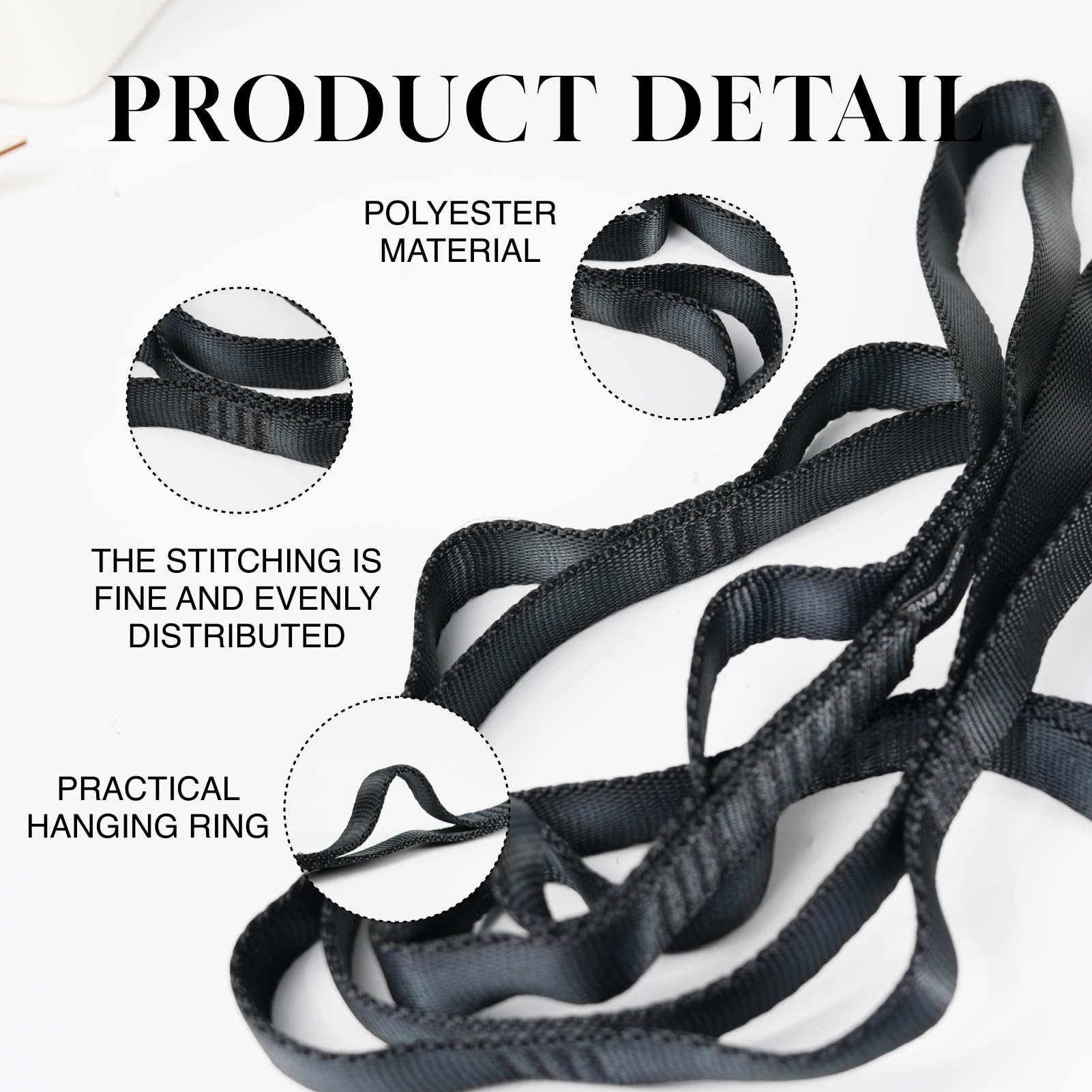 Daisy Chain Loop Straps – wytrzymała pętla do wspinaczki i Loop Straps Gym do pasa dipowego, pasa obciążeniowego, treningu siłowego, wspinaczki, jogi, pilatesu, ćwiczeń fitness, dodatkowego