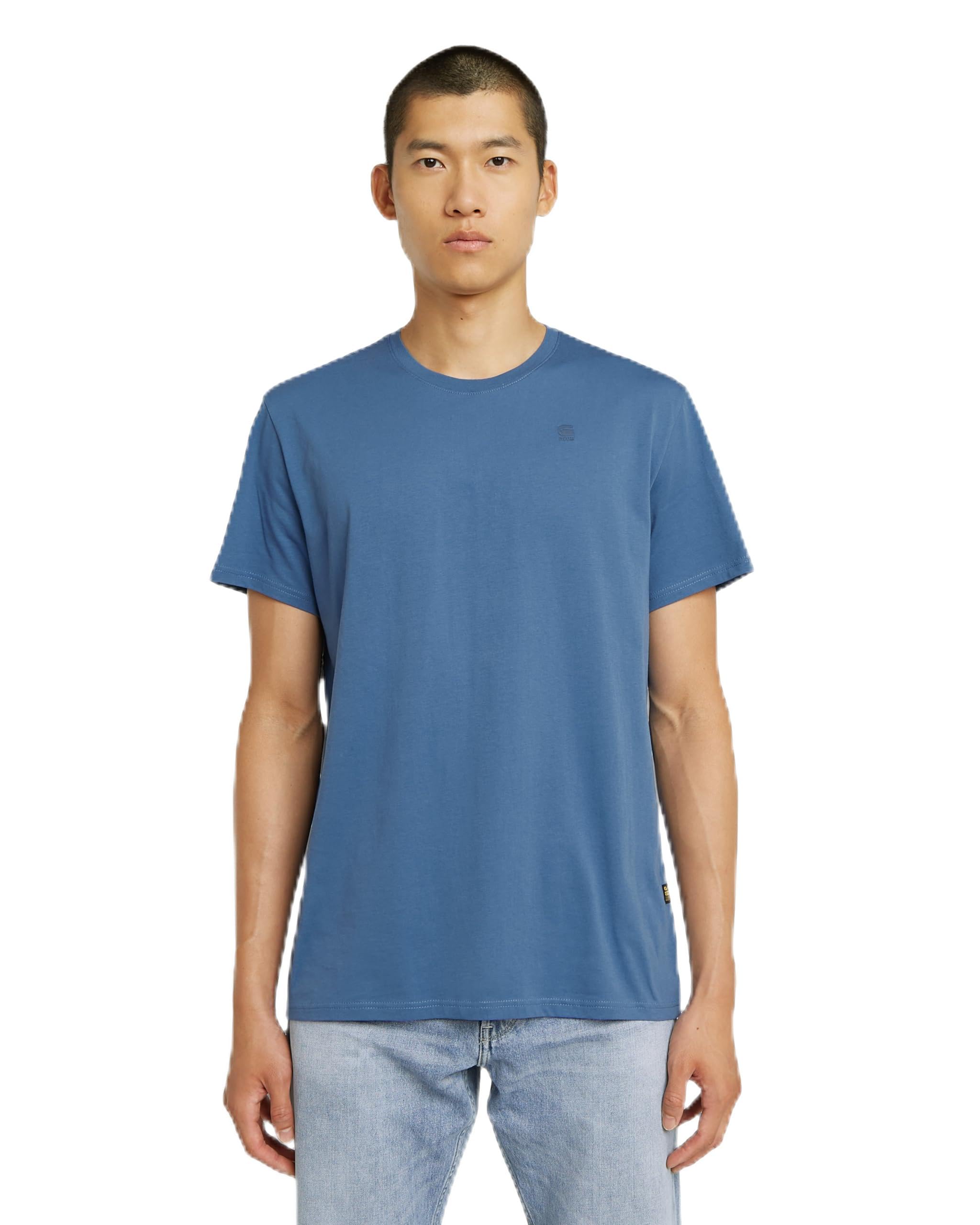 G-STAR Herren Base-S T-Shirt, Blau (Dutch Blue D16411-336-G989), XS