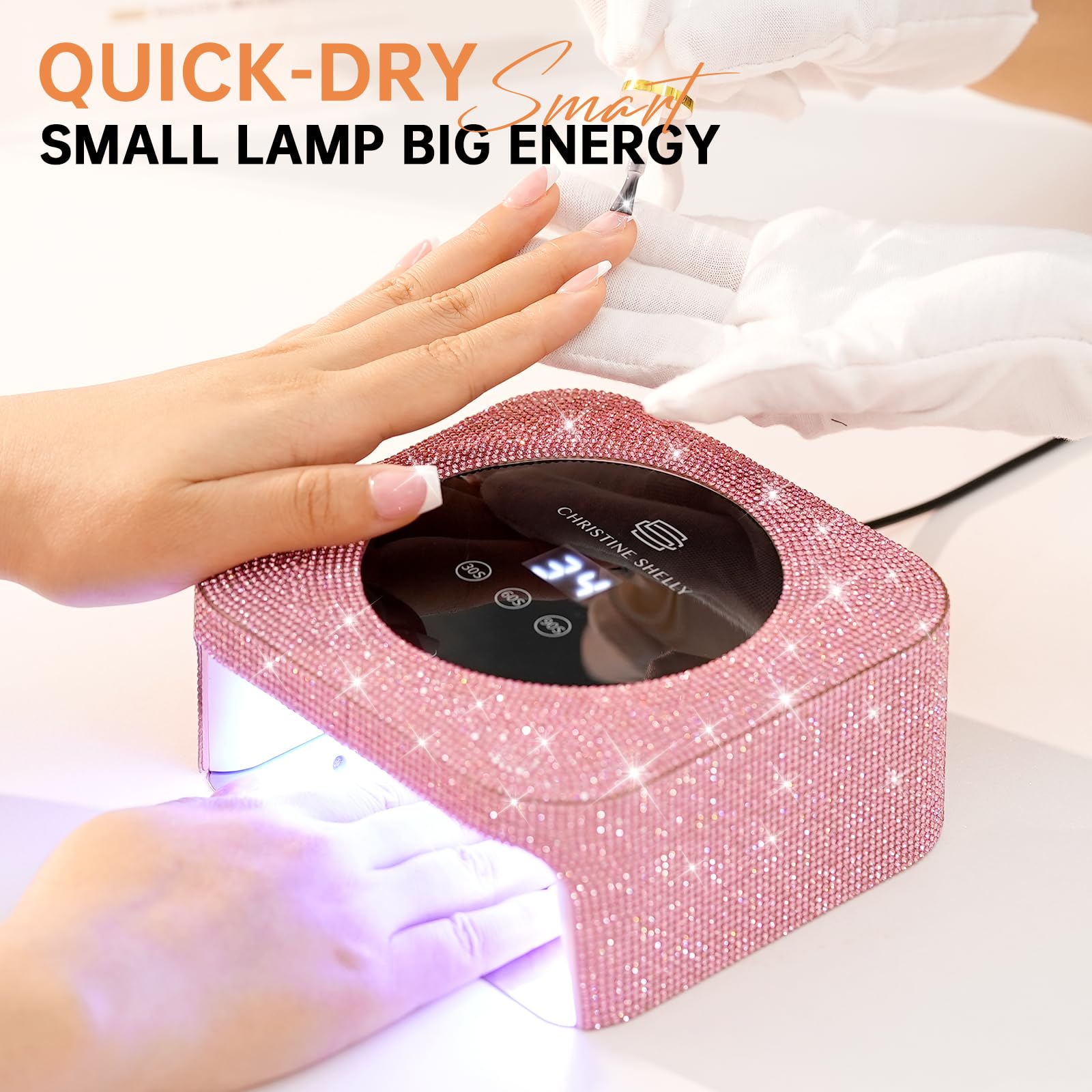 UV LED Lampe für Gelnägel 48W mit 3 Timer LCD Anzeige Infrarot Sensor