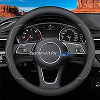 Vista 102 de Funda de cuero de ajuste personalizado para volante de automóvil Honda, estilo A, 3.5 pulgadas