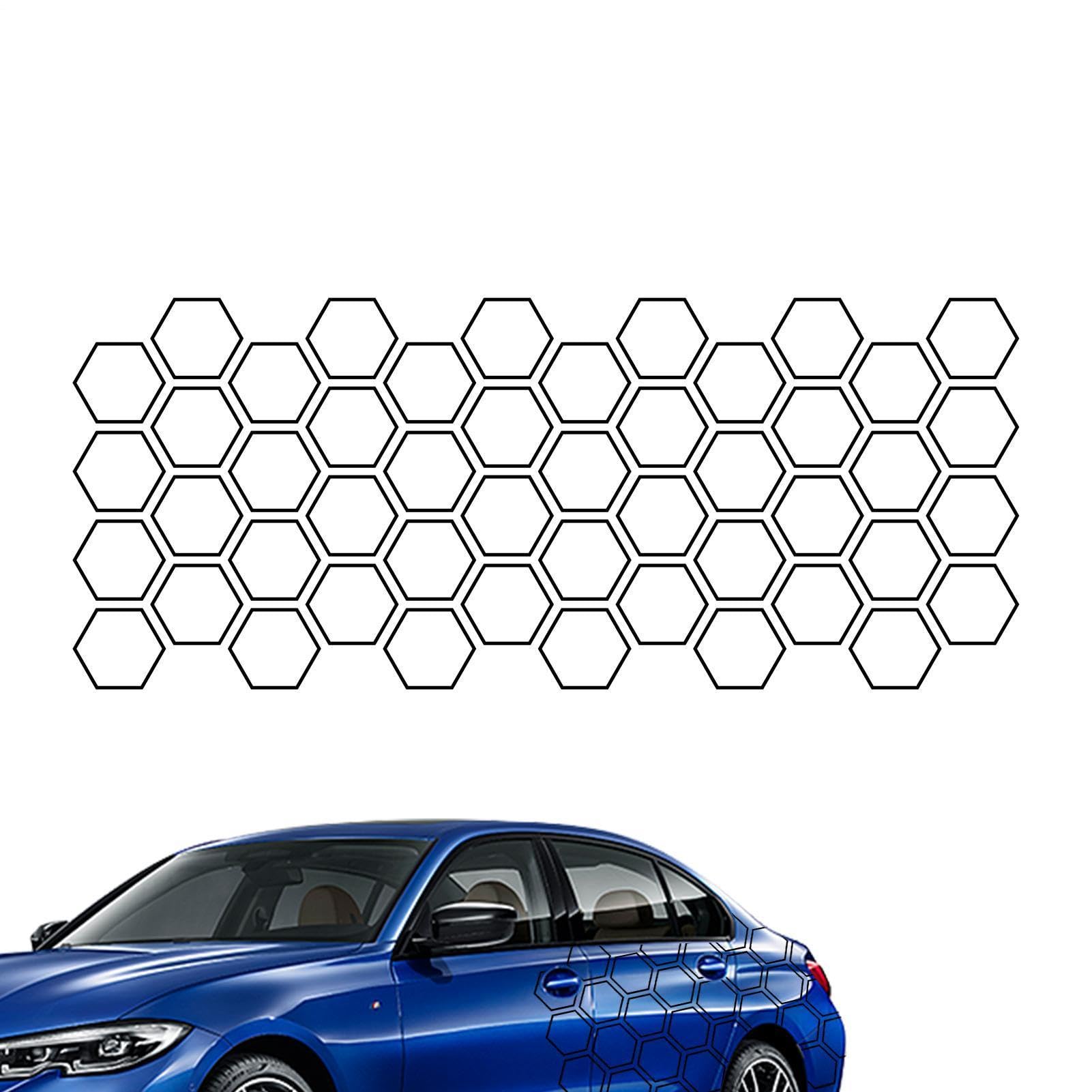 Pegatinas Honeycomb para Auto de abejas geométricas para puertas laterales