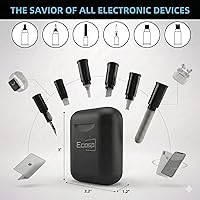 Vista 2 de Kit de limpieza para AirPod, kit de limpieza multiherramienta para iPhone, reparación y recuperación de teléfonos celulares iPhone y iPad (tipo C)