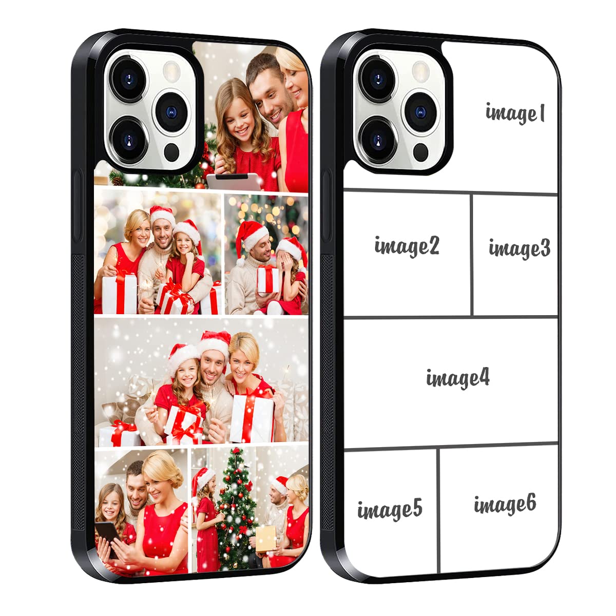 Personalized Multiple Pictures/Photos Customized Gift Custom Phone Case for iPhone 16 16E 15 14 13 Pro Max Mini 12 11 Samsung Galaxy S25 S24 S23 S22 S21 S20 FE Ultra Plus A16 A15 A14 A54 A53 A03S A13