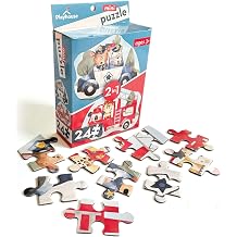 Playhouse 24-piece Double-Sided Mini Puzzle for Kids - First Responders