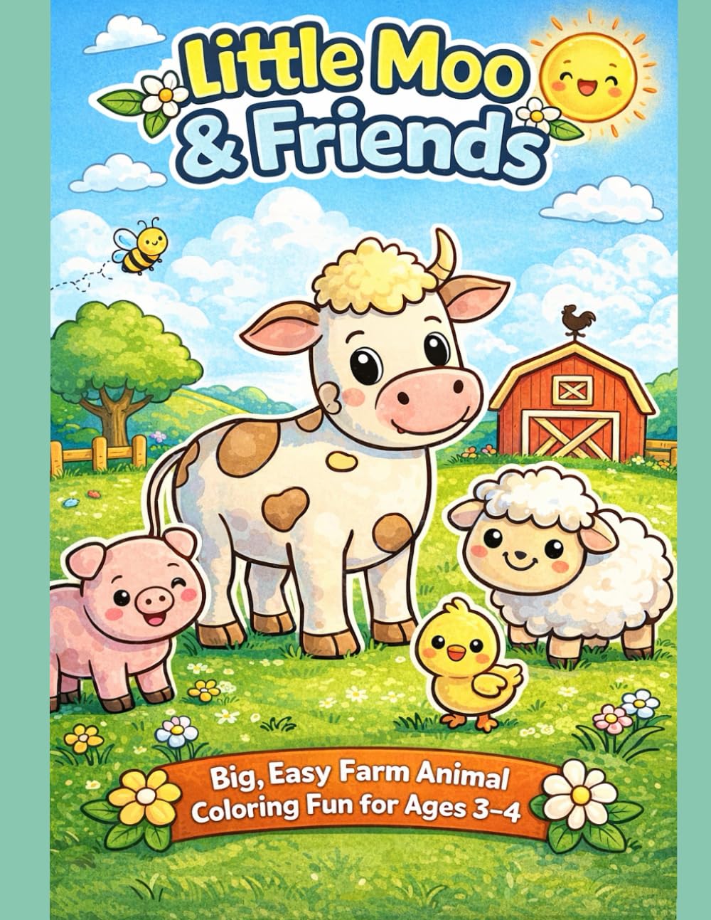 Little Moo & Friends: Coloring Pages for Tiny Hands