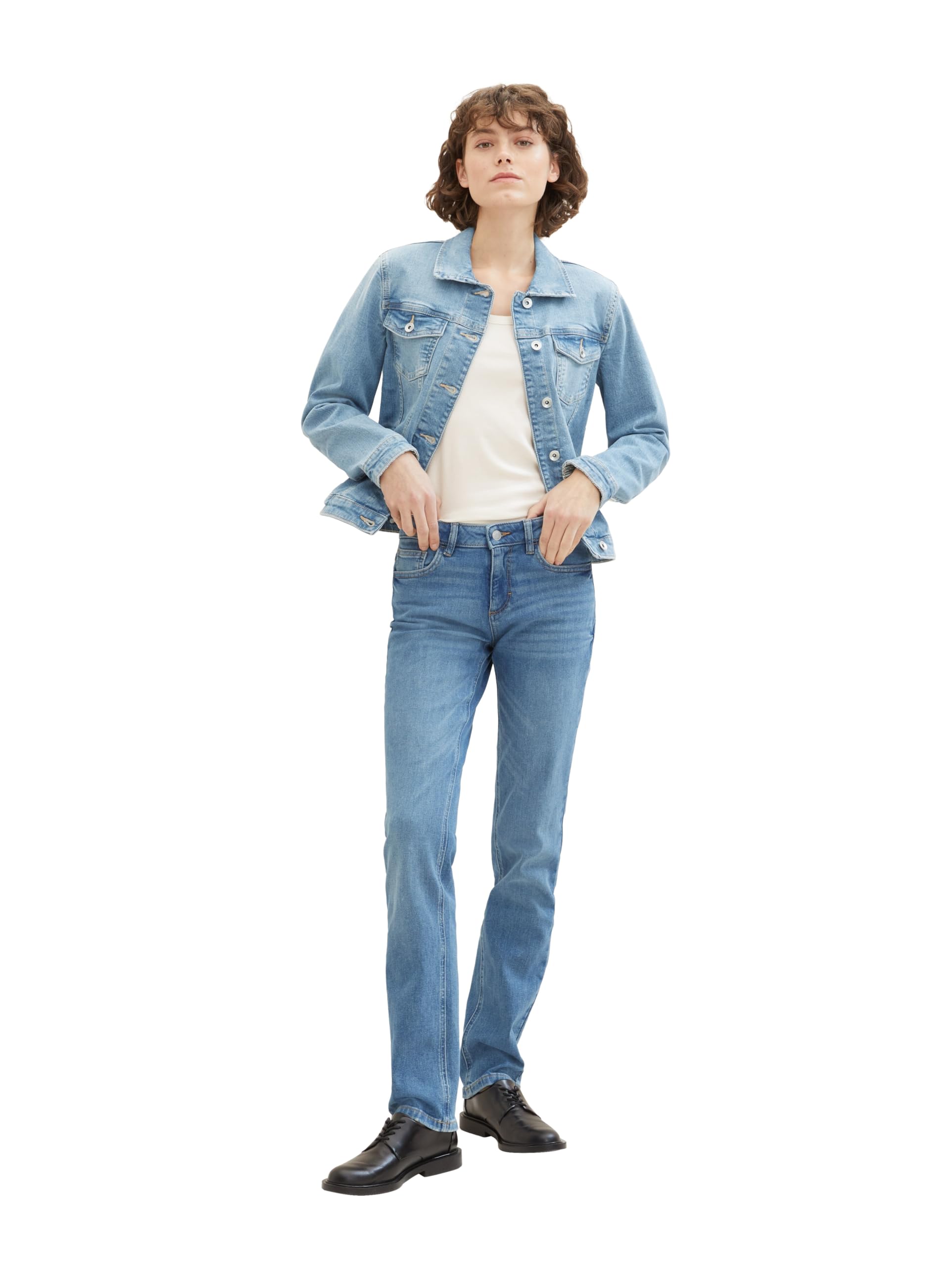 TOM TAILOR Damen Basic Jeansjacke