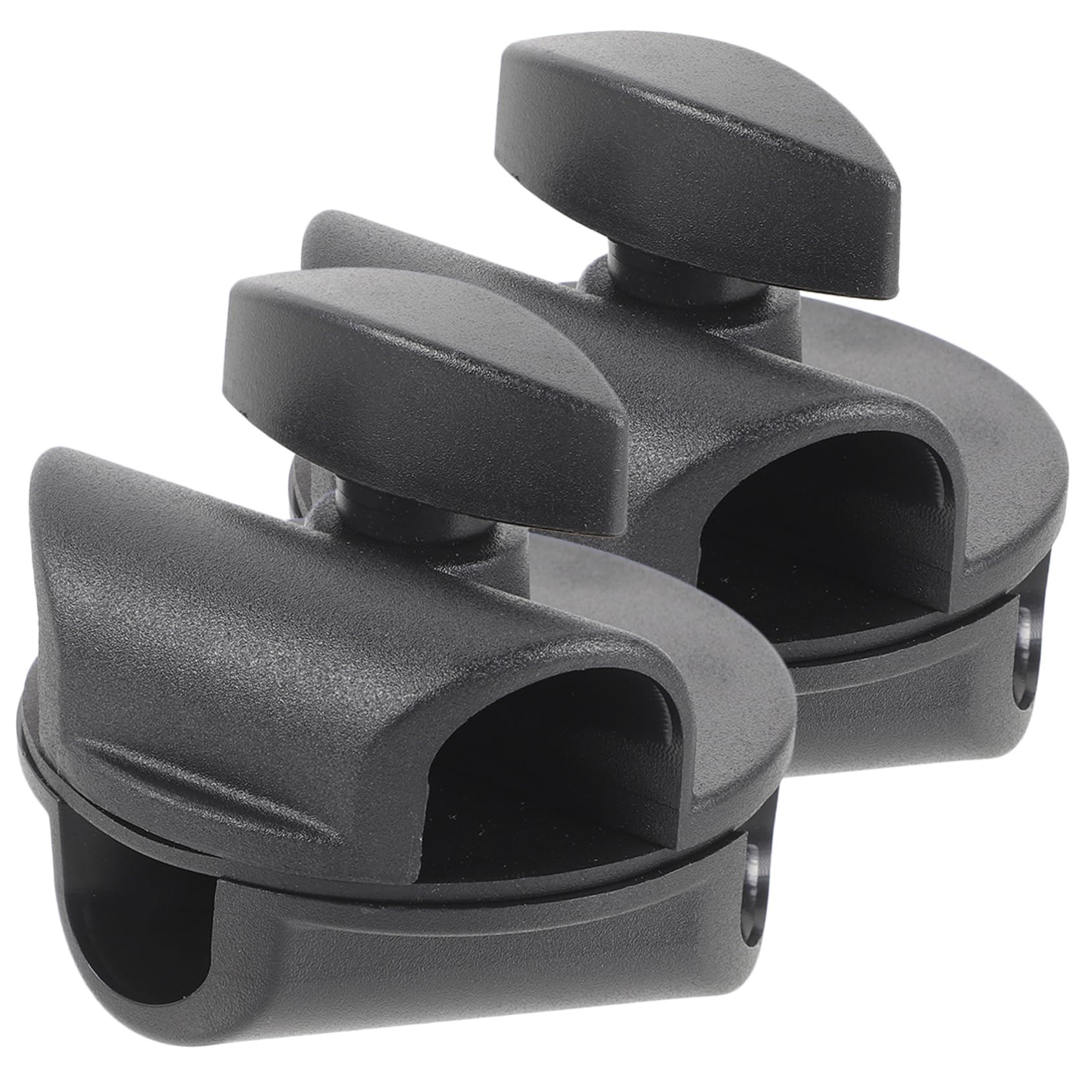 NULYLU Mic Clamp for Stands Metal Plastic Microphone Clip Holder 360° Rotation