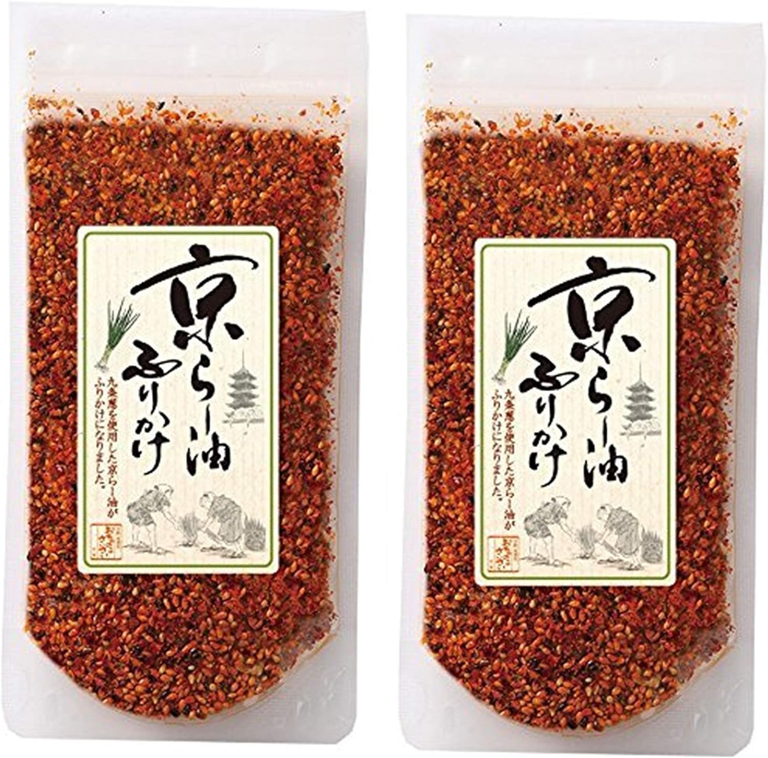 Amazon.co.jp: 舞妓はんひぃ～ひぃ～ 京らー油ふりかけ (2コ) : 食品
