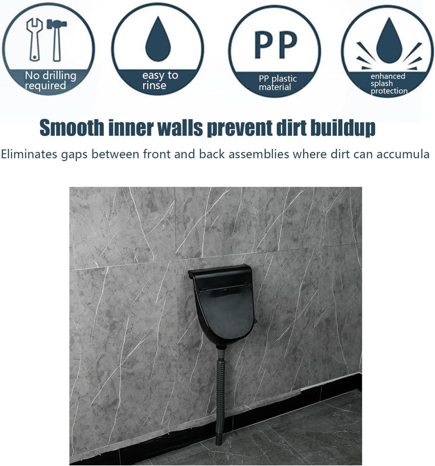 Odorless Urinal Bottle - Leakproof Male Toilet with Cover, Compact Water-Free Pee Container, Convenient Urination Tool, Durable Portable Pee Device | Waterless Toilet for Home RV Park Gym Public Area
